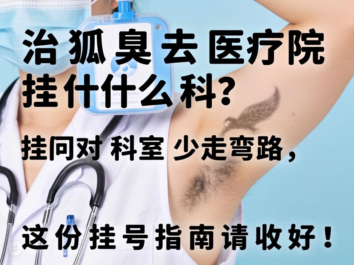 治狐臭去医院挂什么科？挂对科室少走弯路，这份挂号指南请收好！