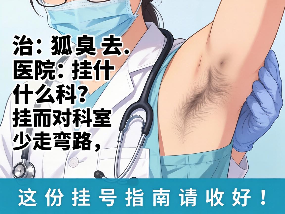 治狐臭去医院挂什么科？挂对科室少走弯路，这份挂号指南请收好！