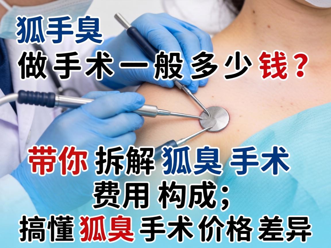 狐臭做手术一般多少钱?带你拆解狐臭手术费用构成,搞懂狐臭手术价格差异 狐臭做手术一般多少钱?带你拆解狐臭手术费用构成,搞懂狐臭手术价格差异