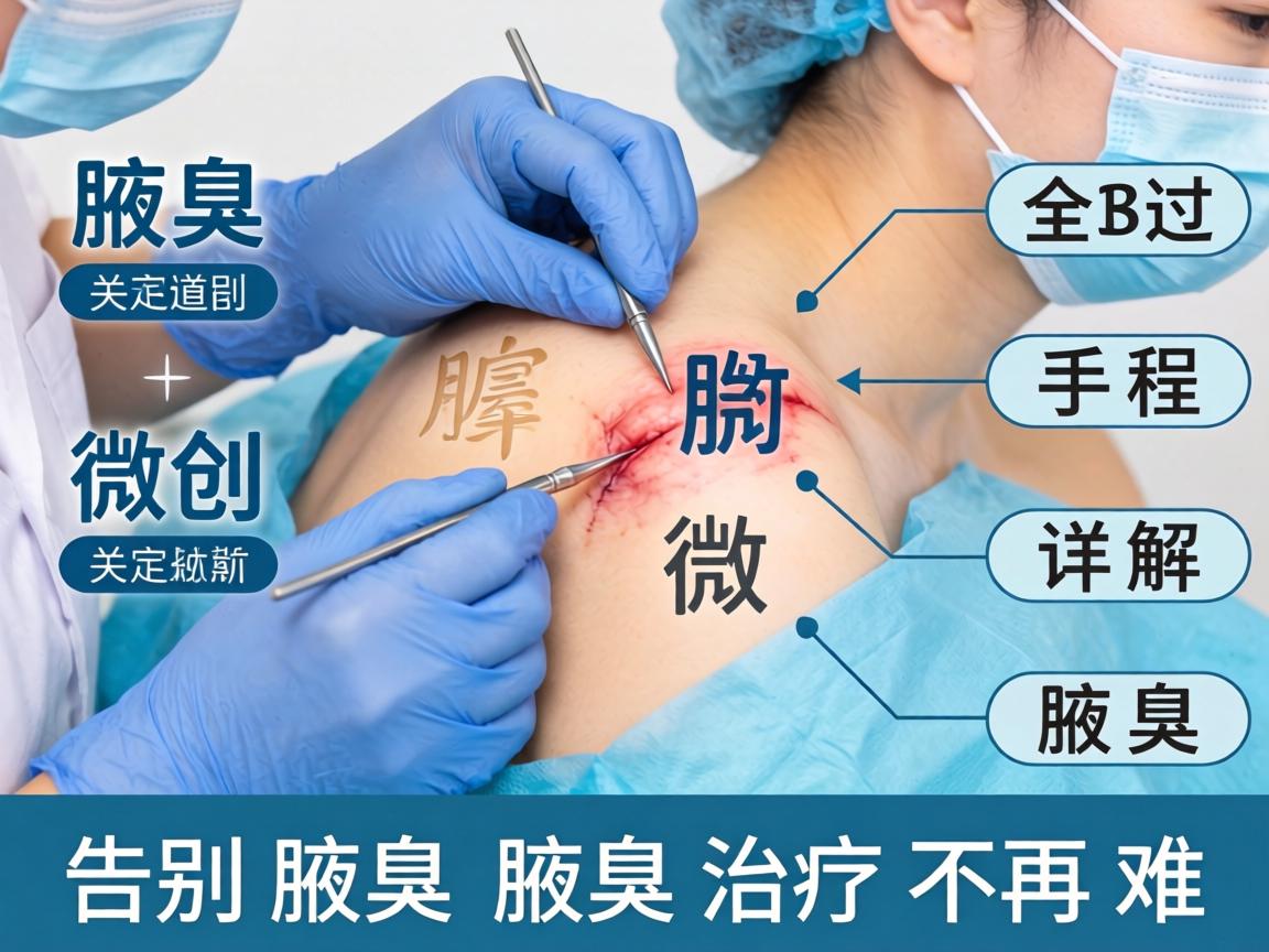腋臭微创手术全过程详解，告别腋臭，腋臭治疗不再难