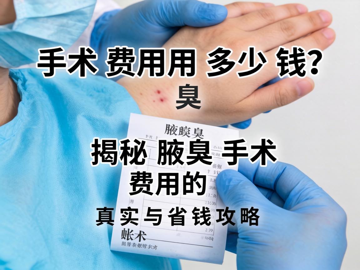 腋臭手术费用多少钱?揭秘腋臭手术费用的真实账单与省钱攻略 腋臭手术费用多少钱?揭秘腋臭手术费用的真实账单与省钱攻略