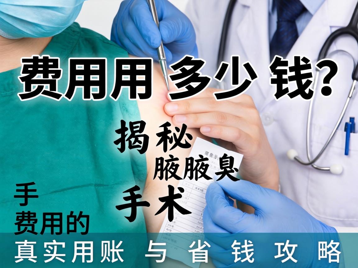 腋臭手术费用多少钱?揭秘腋臭手术费用的真实账单与省钱攻略 腋臭手术费用多少钱?揭秘腋臭手术费用的真实账单与省钱攻略