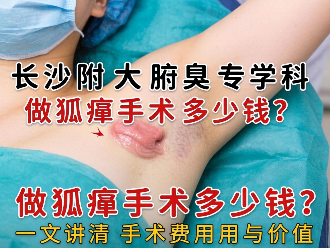 长沙附大腋臭专科,做狐臭手术多少钱?一文讲清手术费用与价值 长沙附大腋臭专科,做狐臭手术多少钱?一文讲清手术费用与价值