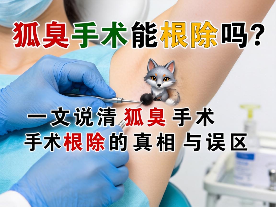 狐臭手术能根除吗?一文说清狐臭手术根除的真相与误区 狐臭手术能根除吗?一文说清狐臭手术根除的真相与误区