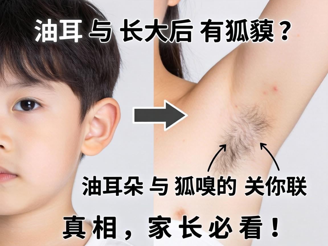 小孩油耳朵与长大后有狐臭?油耳朵与狐臭的关联真相,家长必看! 小孩油耳朵与长大后有狐臭?油耳朵与狐臭的关联真相,家长必看!