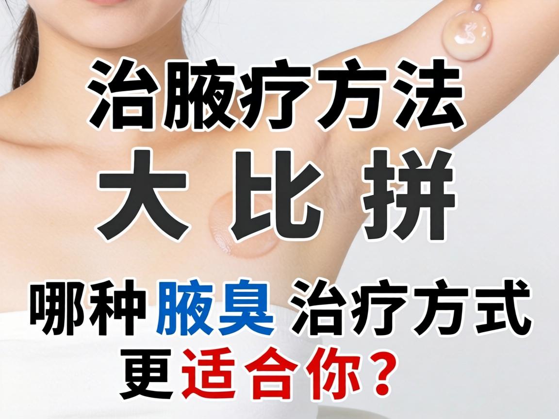 腋臭治疗方法大比拼，哪种腋臭治疗方式更适合你？