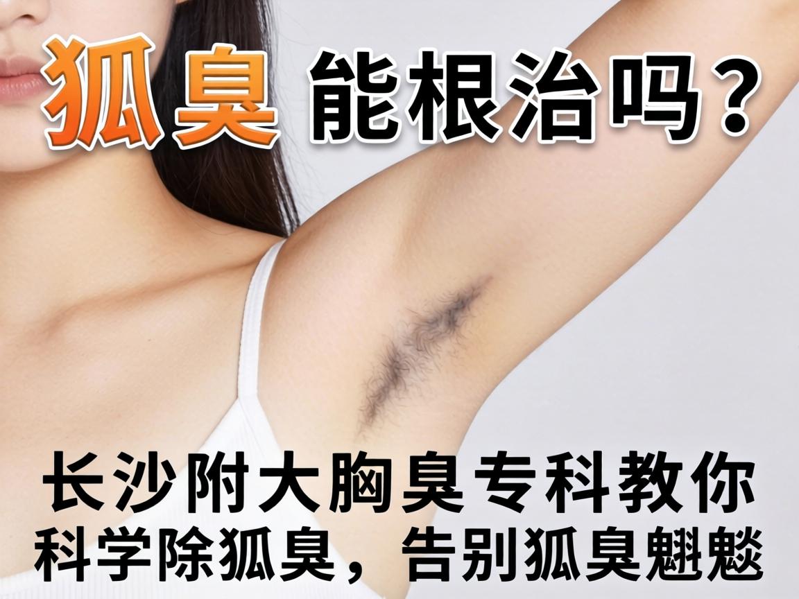 狐臭能根治吗？长沙附大腋臭专科教你科学除狐臭，告别狐臭尴尬