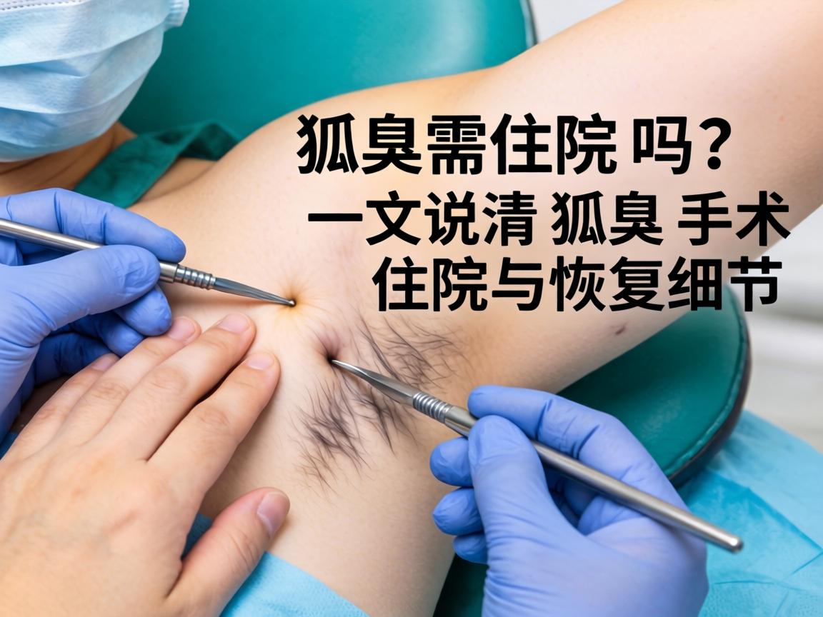 狐臭手术需住院吗?一文说清狐臭手术的住院与恢复细节 狐臭手术需住院吗?一文说清狐臭手术的住院与恢复细节