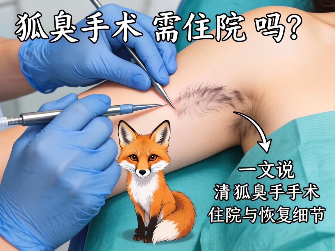 狐臭手术需住院吗?一文说清狐臭手术的住院与恢复细节 狐臭手术需住院吗?一文说清狐臭手术的住院与恢复细节
