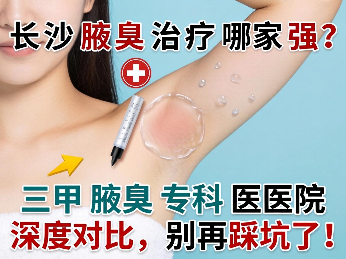 长沙腋臭治疗哪家强?三甲腋臭专科医院深度对比,别再踩坑了! 长沙腋臭治疗哪家强?三甲腋臭专科医院深度对比,别再踩坑了!