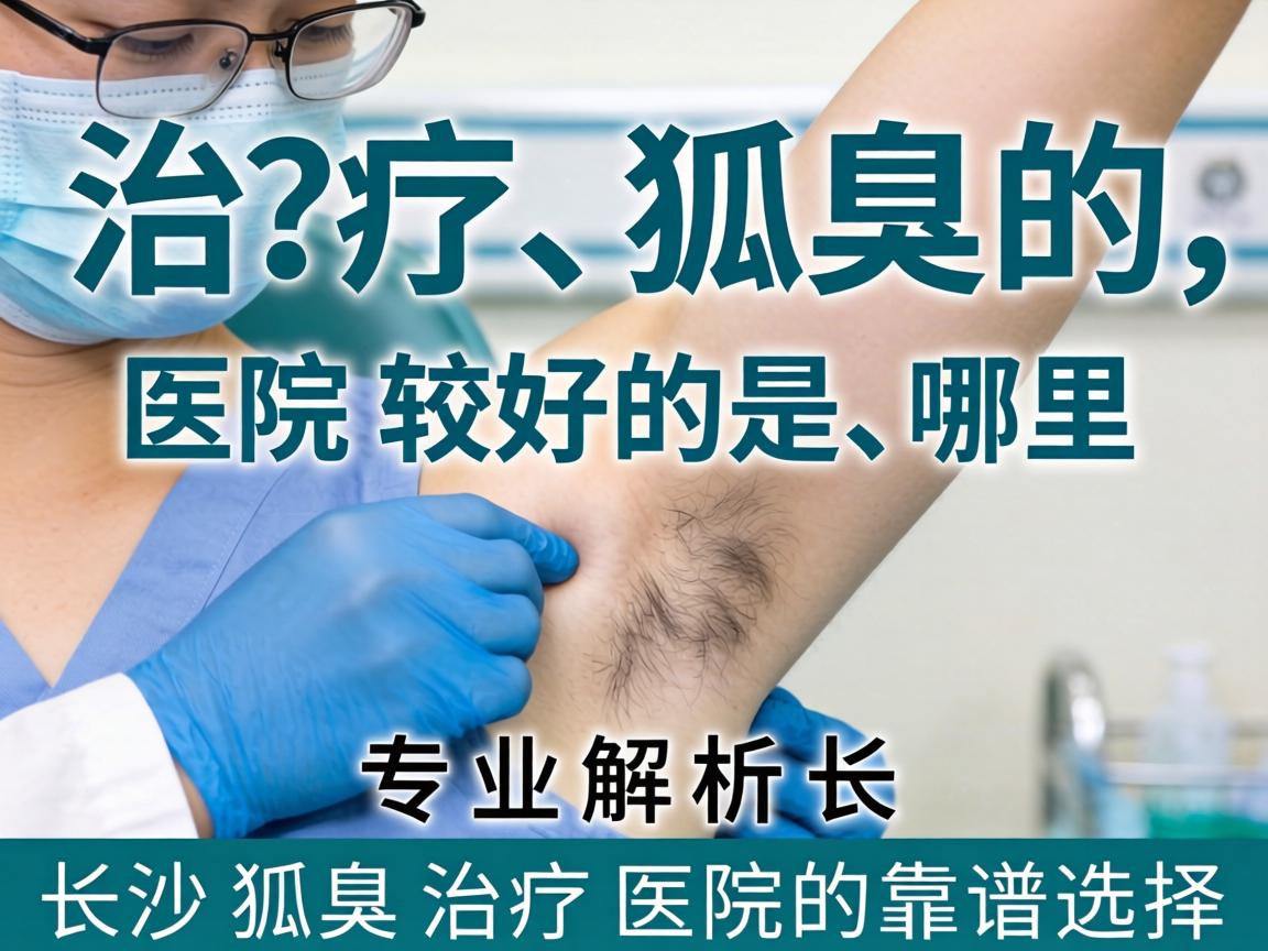 治疗狐臭的医院较好的是哪里？专业解析长沙狐臭治疗医院的靠谱选择