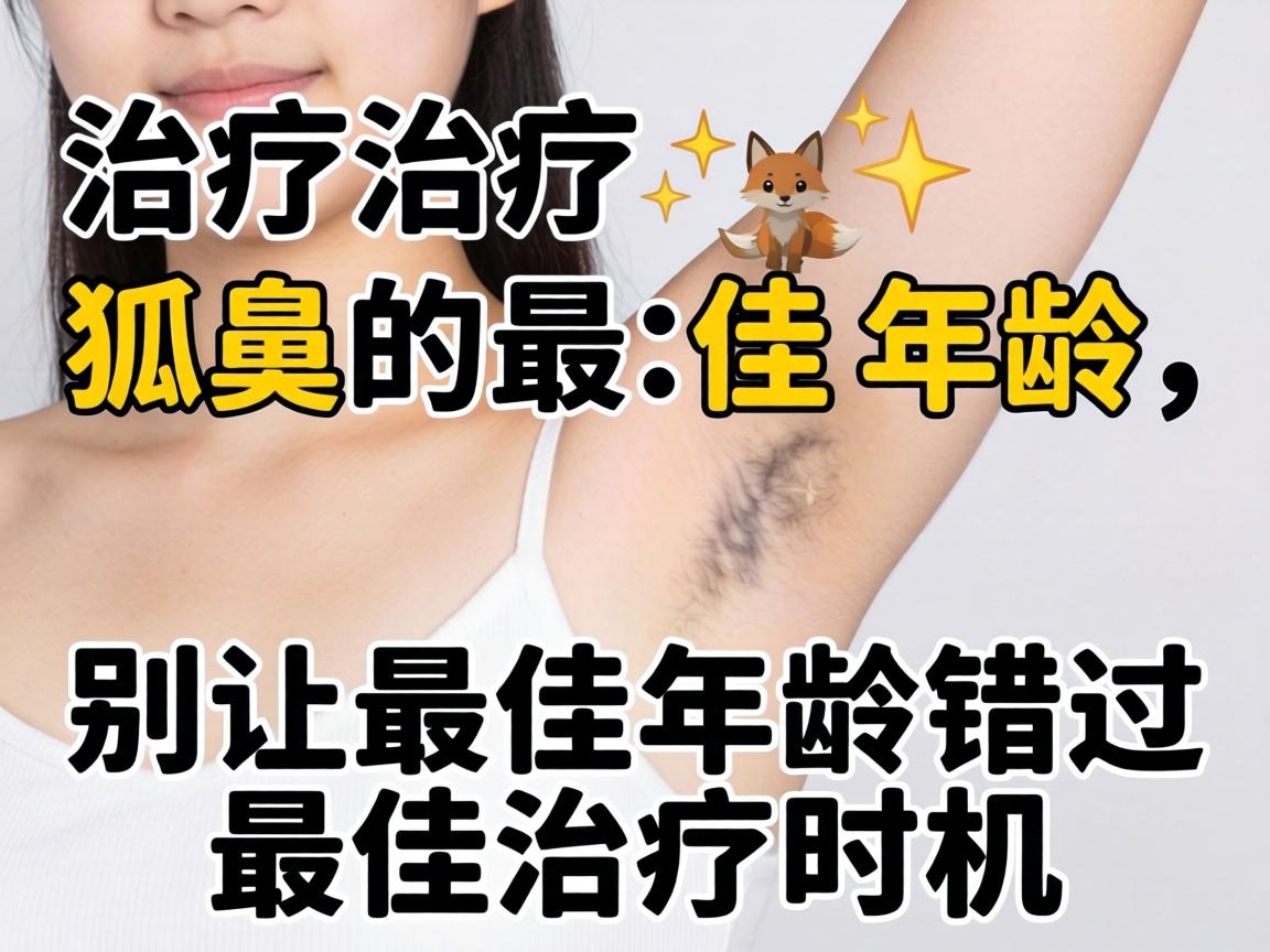 治疗狐臭的最佳年龄，别让最佳年龄错过最佳治疗时机