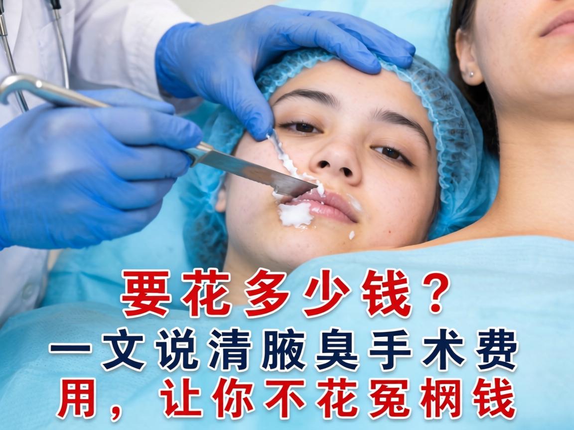 腋臭切除手术要花多少钱？一文说清腋臭手术费用，让你不花冤枉钱