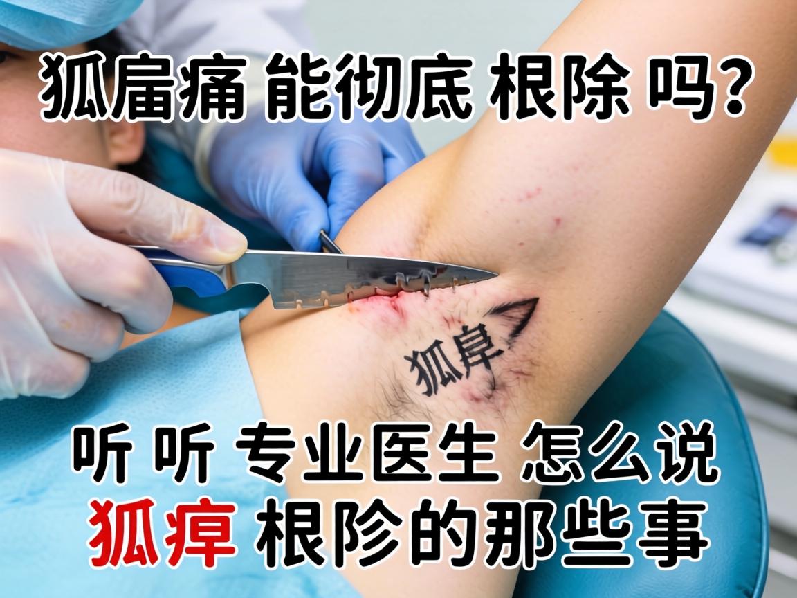 手术切除狐臭能彻底根除吗？听听专业医生怎么说狐臭根治的那些事