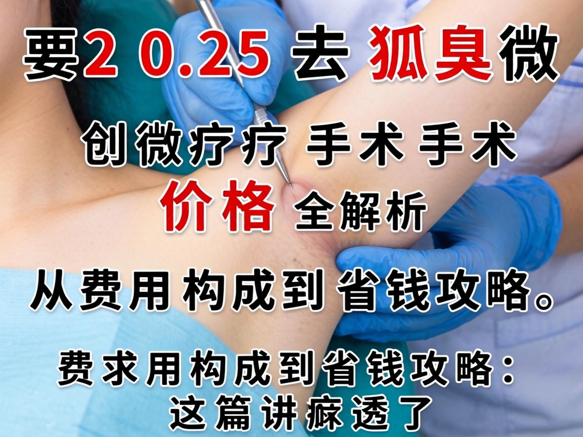 2025去狐臭微创手术价格全解析，从费用构成到省钱攻略，这篇讲透了