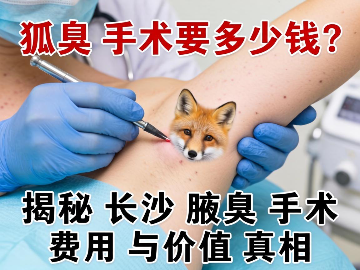 狐臭手术要多少钱？揭秘长沙腋臭手术费用与价值真相