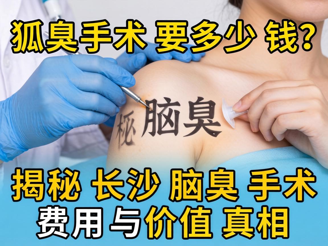 狐臭手术要多少钱？揭秘长沙腋臭手术费用与价值真相