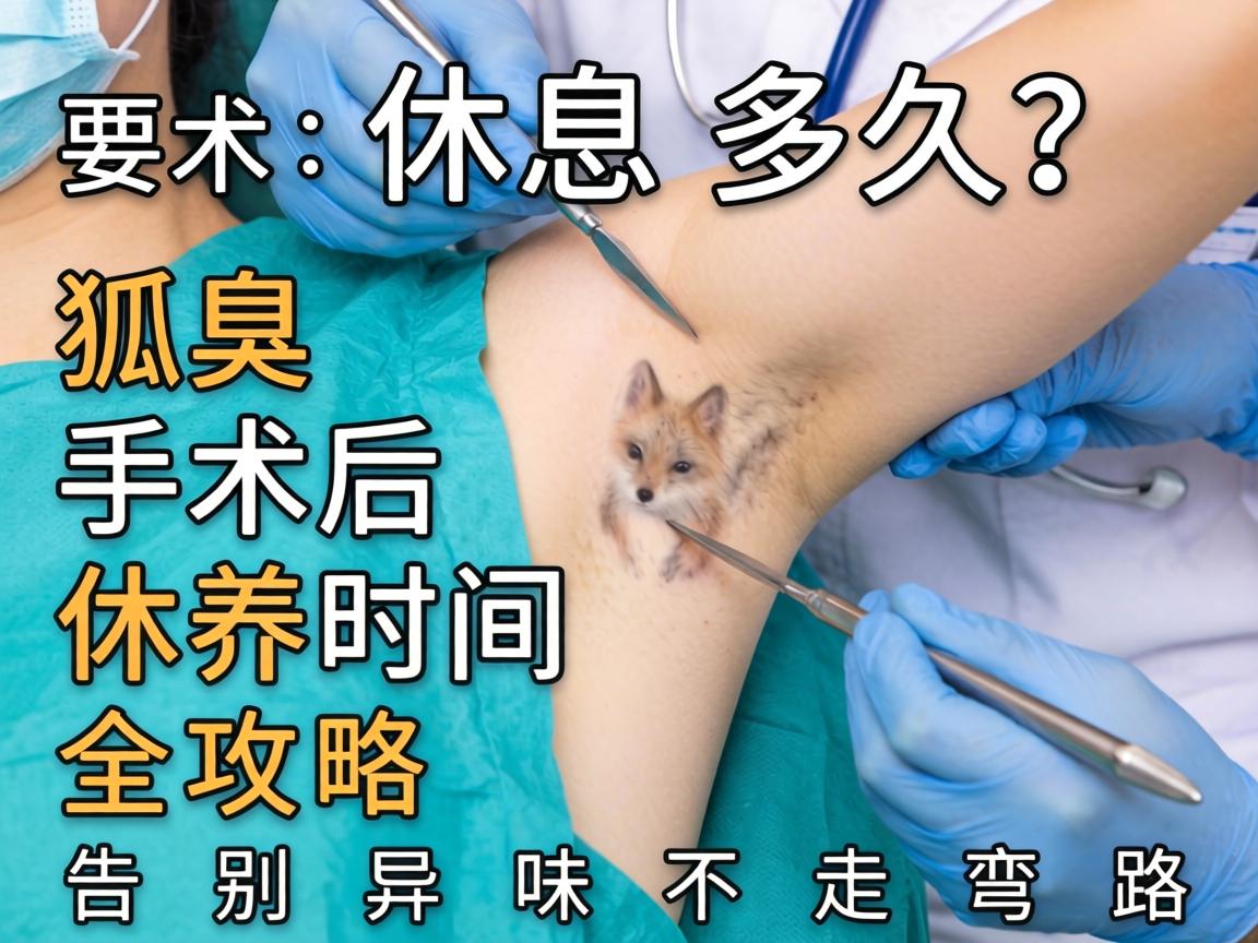 狐臭手术要休息多久？狐臭手术后休养时间全攻略，告别异味不走弯路