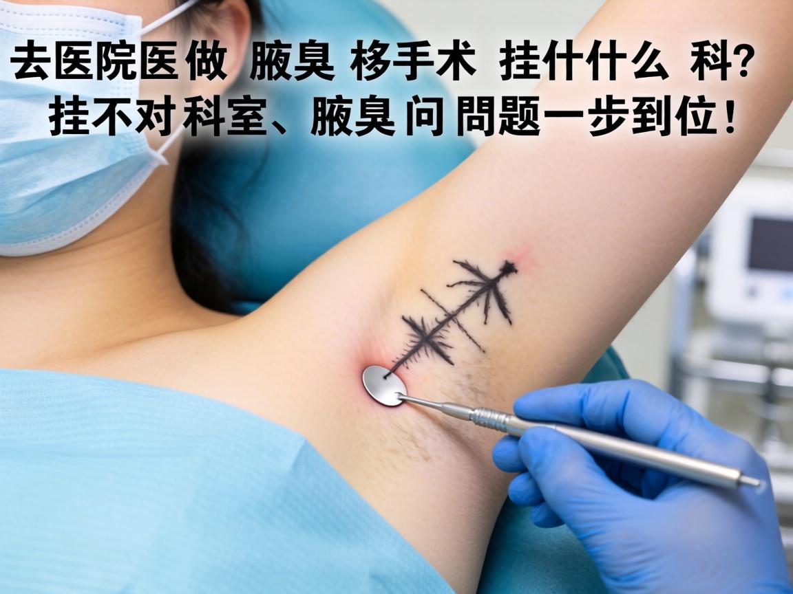 去医院做腋臭手术挂什么科?挂对科室,腋臭问题一步到位! 去医院做腋臭手术挂什么科?挂对科室,腋臭问题一步到位!