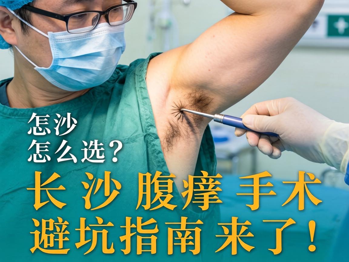 长沙腋臭手术医院怎么选?长沙腋臭手术避坑指南来了! 长沙腋臭手术医院怎么选?长沙腋臭手术避坑指南来了!