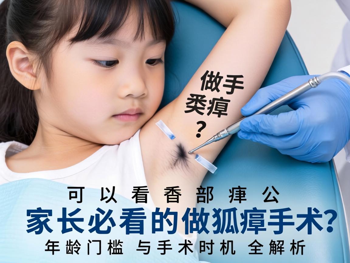 女孩子几岁可以做狐臭手术？家长必看的年龄门槛与手术时机全解析