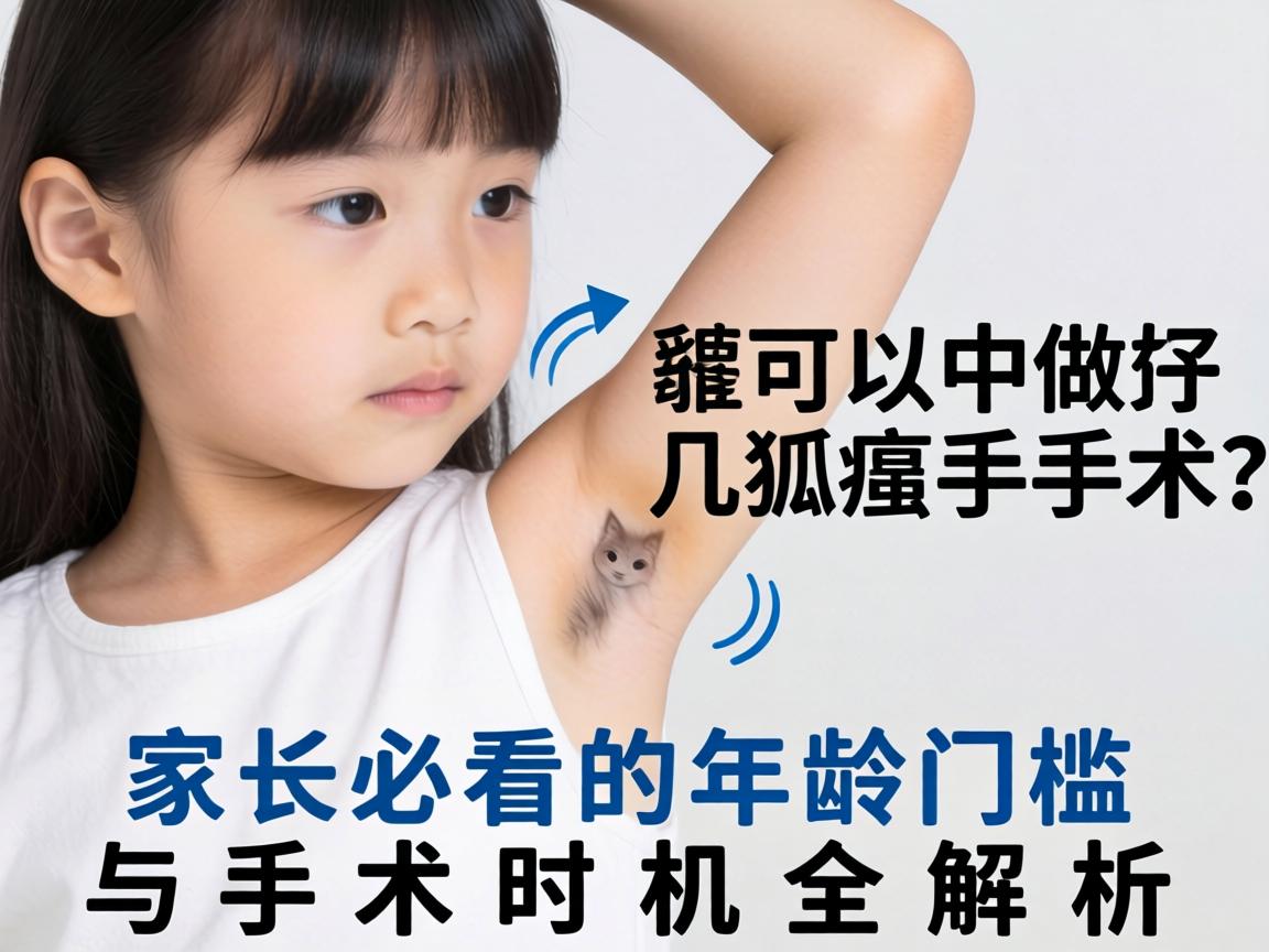 女孩子几岁可以做狐臭手术？家长必看的年龄门槛与手术时机全解析