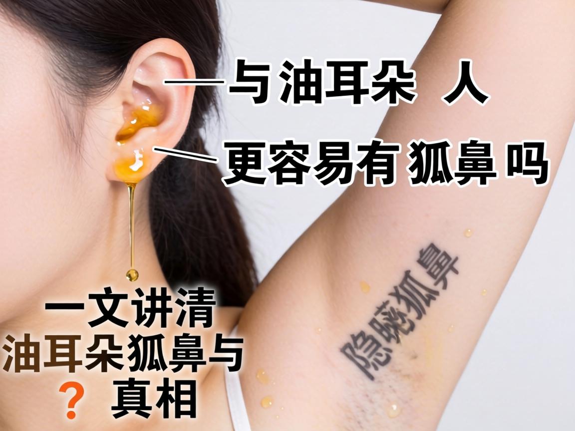 油耳朵与狐臭的隐秘关联，油耳朵的人更容易有狐臭吗？一文讲清油耳朵与狐臭的真相