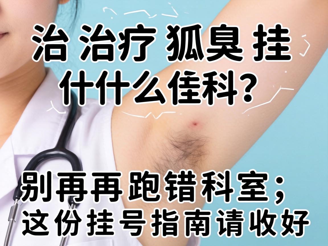 治疗狐臭挂什么科?别再跑错科室,这份挂号指南请收好 治疗狐臭挂什么科?别再跑错科室,这份挂号指南请收好