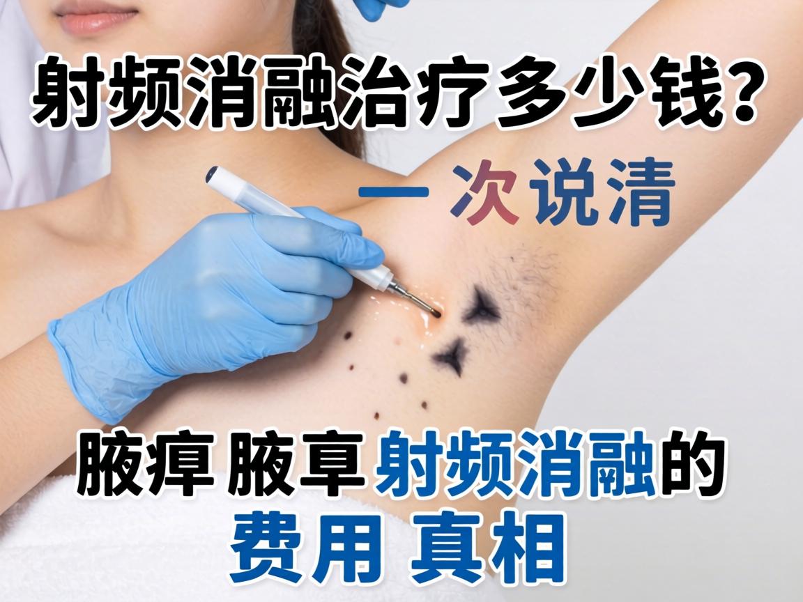 腋臭射频消融治疗多少钱?一次说清腋臭射频消融的费用真相 腋臭射频消融治疗多少钱?一次说清腋臭射频消融的费用真相