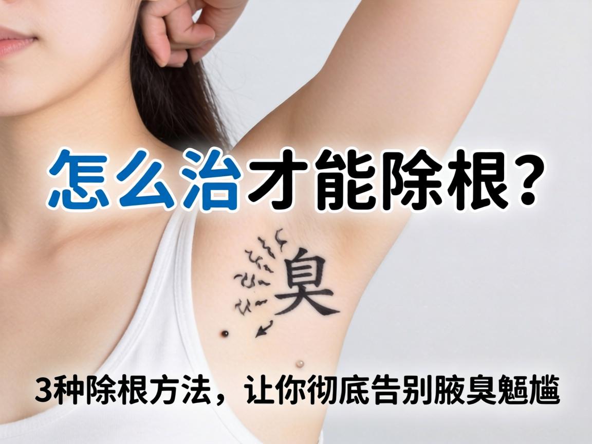 腋臭怎么治才能除根？这3种除根方法，让你彻底告别腋臭尴尬