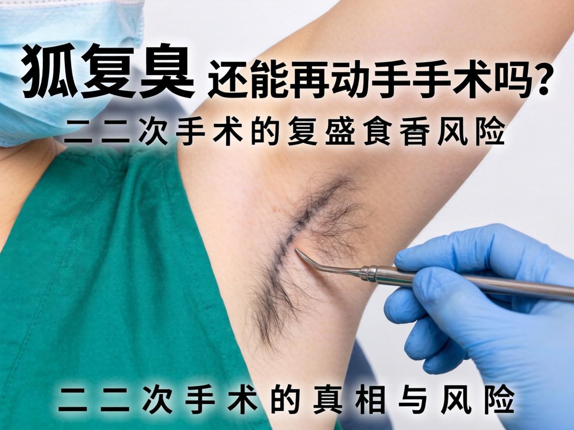 狐臭手术复发还能再动手术吗?二次手术的真相与风险 狐臭手术复发还能再动手术吗?二次手术的真相与风险