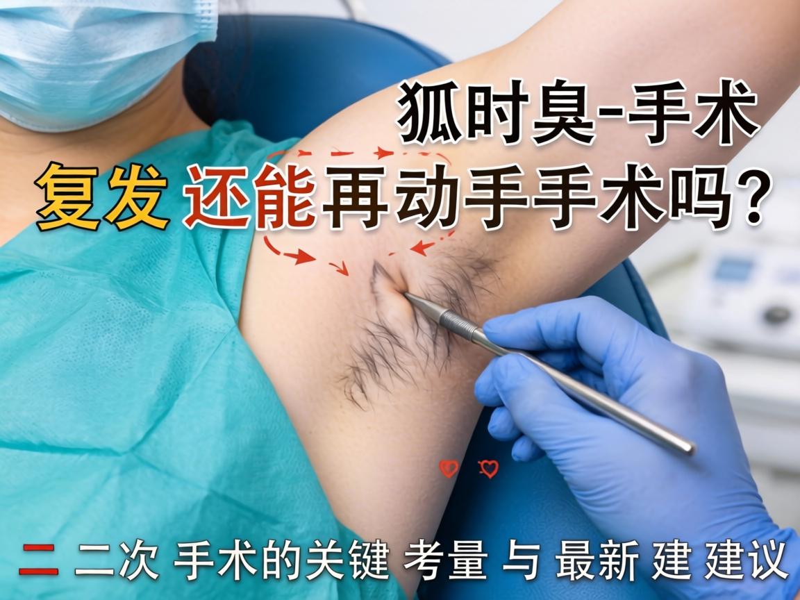 狐臭手术复发还能再动手术吗?二次手术的关键考量与最新建议 狐臭手术复发还能再动手术吗?二次手术的关键考量与最新建议