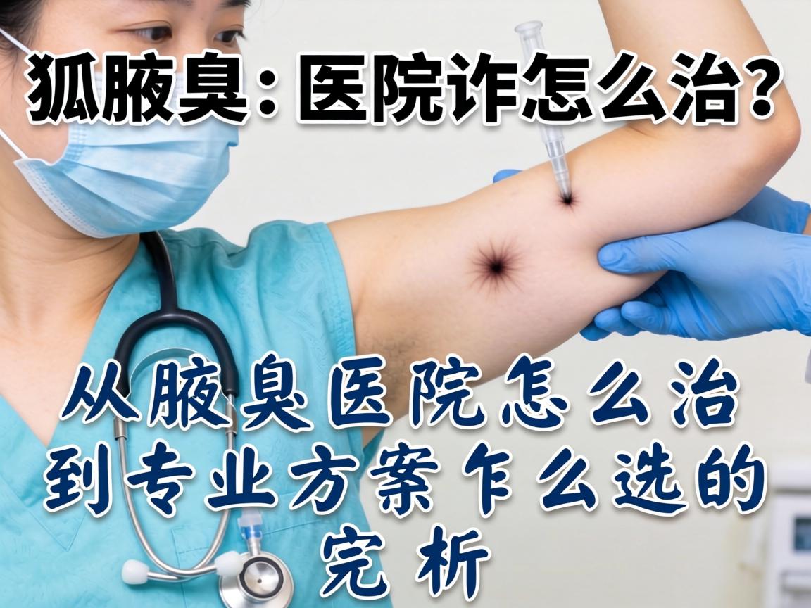 狐臭医院怎么治？从腋臭医院怎么治到专业方案怎么选的完整解析