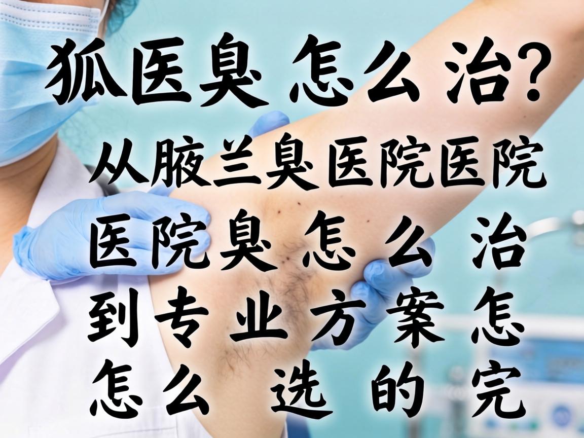狐臭医院怎么治？从腋臭医院怎么治到专业方案怎么选的完整解析