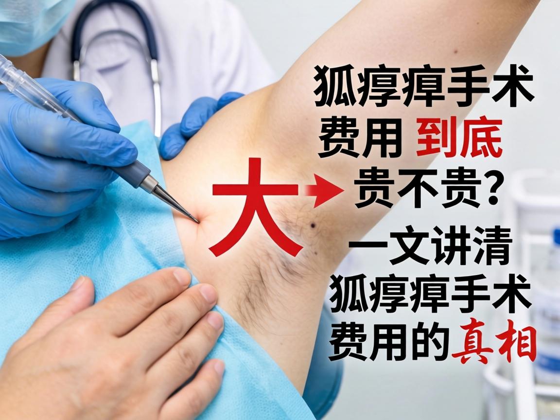 狐臭手术费用大解析，狐臭手术费用到底贵不贵？一文讲清狐臭手术费用的真相