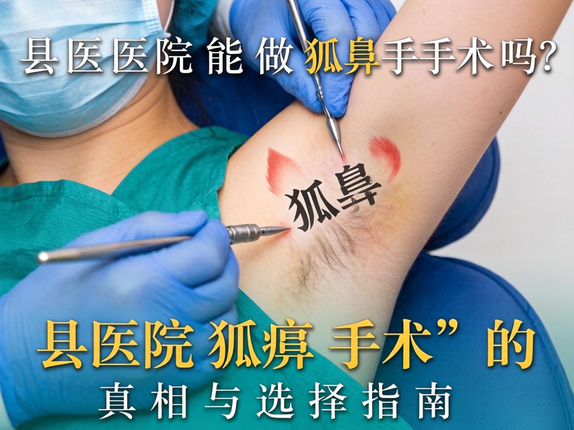 县医院能做狐臭手术吗？县医院狐臭手术的真相与选择指南