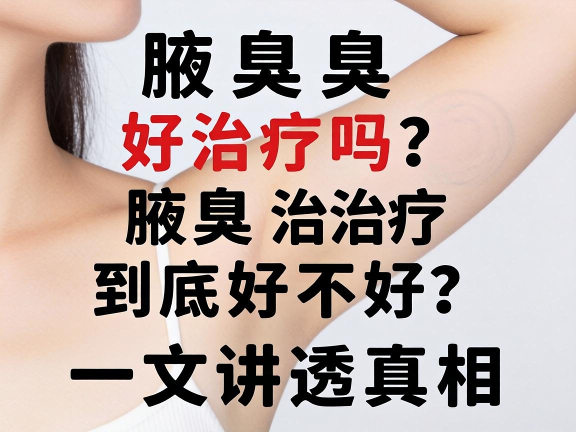 腋臭好治疗吗？腋臭治疗到底好不好？一文讲透真相