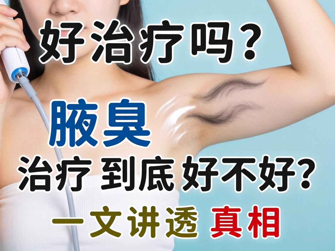 腋臭好治疗吗？腋臭治疗到底好不好？一文讲透真相