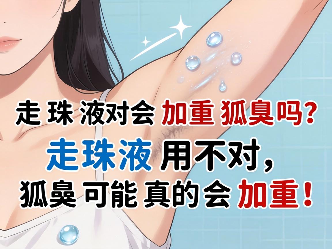 走珠液会加重狐臭吗?走珠液用不对,狐臭可能真的会加重! 走珠液会加重狐臭吗?走珠液用不对,狐臭可能真的会加重!