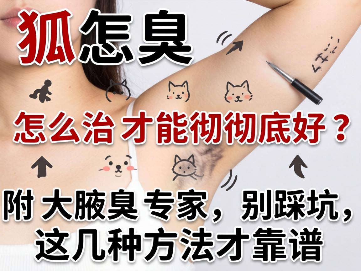 狐臭怎么治才能彻底好？附大腋臭专家，别踩坑，这几种方法才靠谱