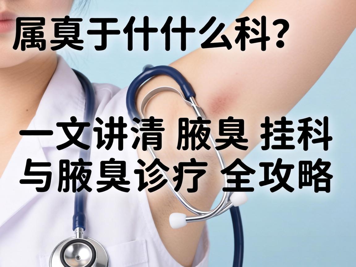 腋臭属于什么科?一文讲清腋臭挂科与腋臭诊疗全攻略 腋臭属于什么科?一文讲清腋臭挂科与腋臭诊疗全攻略