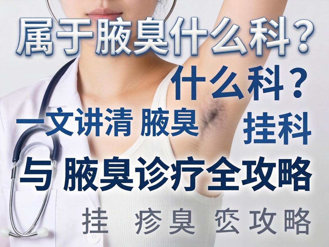 腋臭属于什么科?一文讲清腋臭挂科与腋臭诊疗全攻略 腋臭属于什么科?一文讲清腋臭挂科与腋臭诊疗全攻略