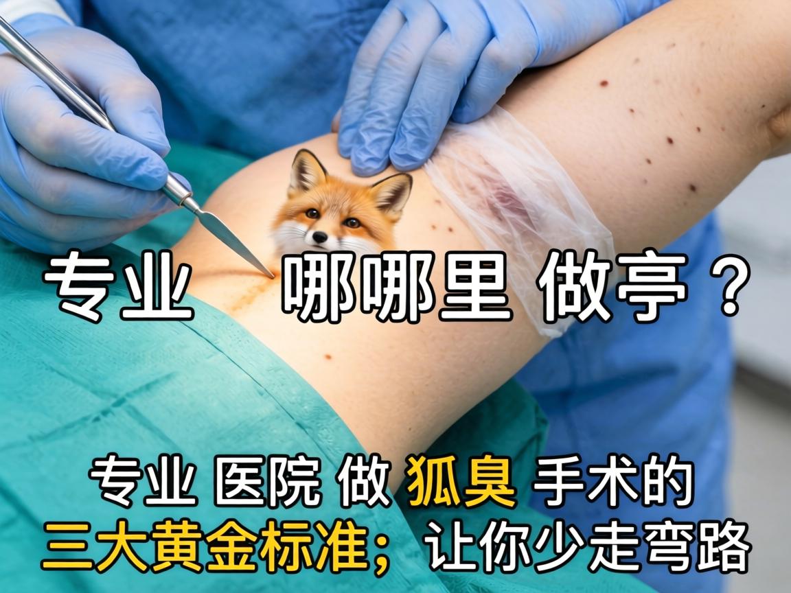 长沙狐臭手术哪里做?专业医院做狐臭手术的三大黄金标准,让你少走弯路 长沙狐臭手术哪里做?专业医院做狐臭手术的三大黄金标准,让你少走弯路