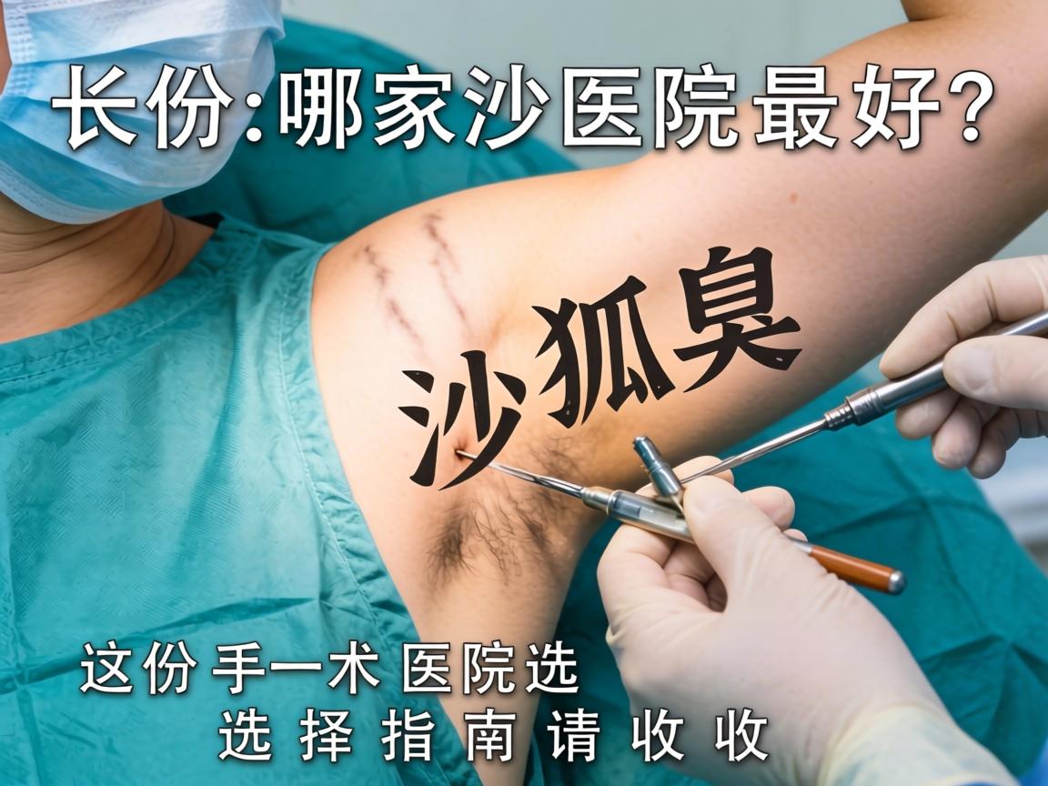 长沙狐臭手术哪家医院最好？这份手术医院选择指南请收好