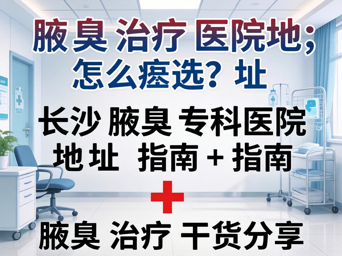 腋臭治疗医院地址怎么选？长沙腋臭专科医院地址指南+腋臭治疗干货分享