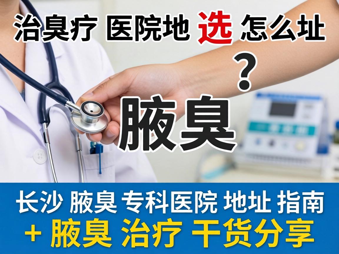 腋臭治疗医院地址怎么选？长沙腋臭专科医院地址指南+腋臭治疗干货分享