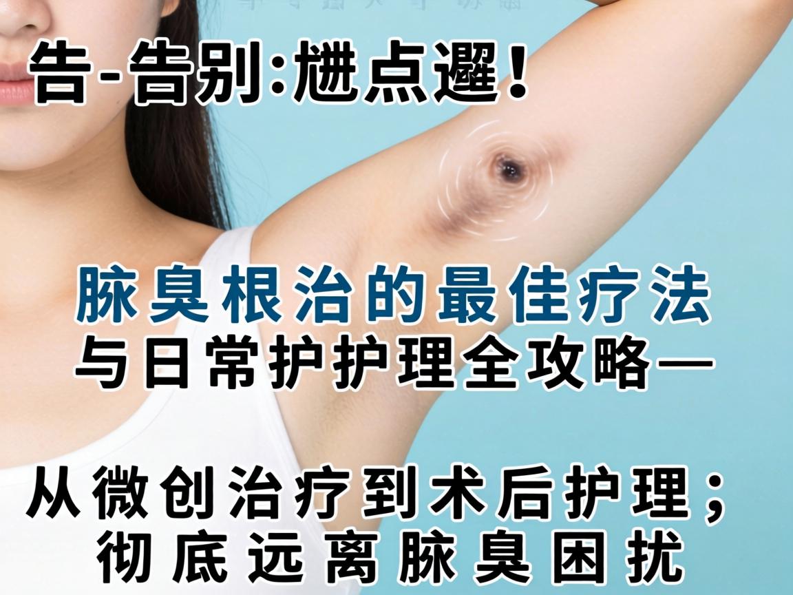 告别尴尬！腋臭根治的最佳疗法与日常护理全攻略—从微创治疗到术后护理，彻底远离腋臭困扰