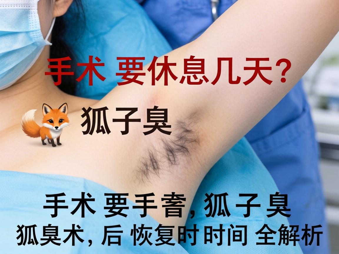 狐臭手术要休息几天？狐臭术后恢复时间全解析