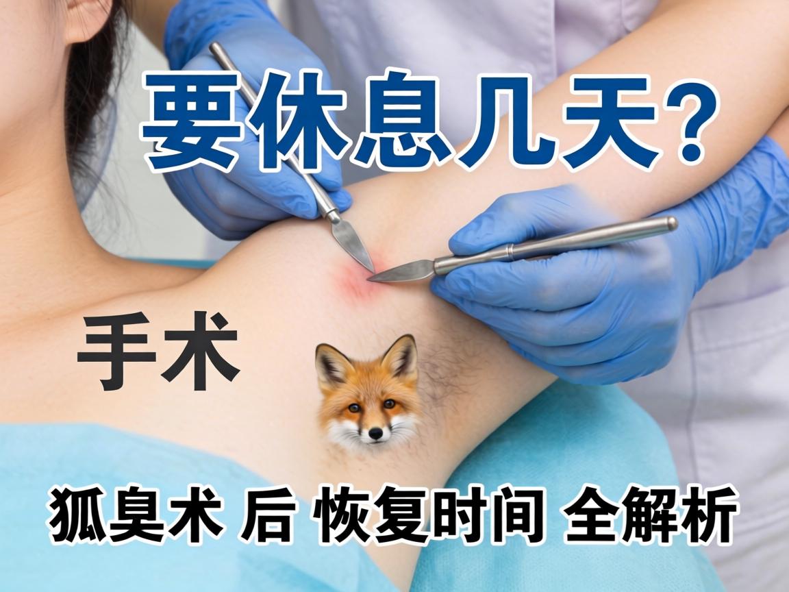 狐臭手术要休息几天？狐臭术后恢复时间全解析