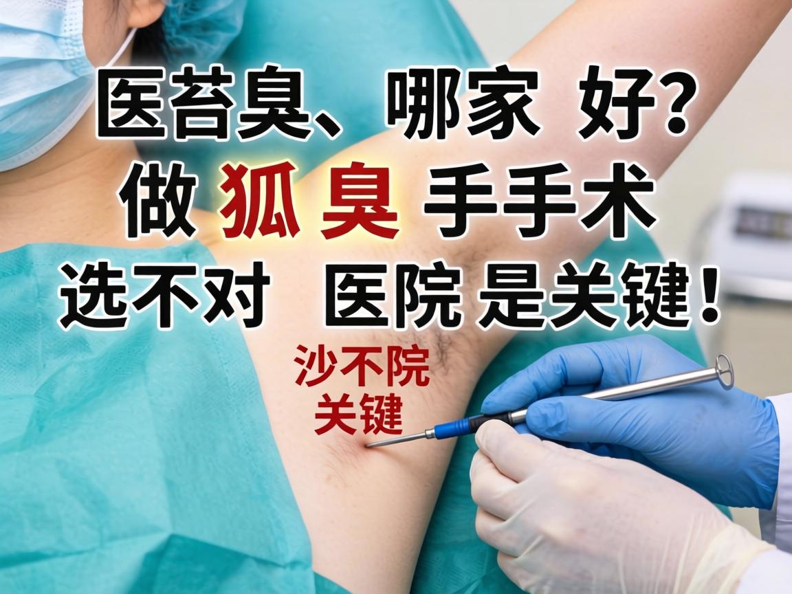 长沙做狐臭手术医院哪家好？做狐臭手术选对医院是关键